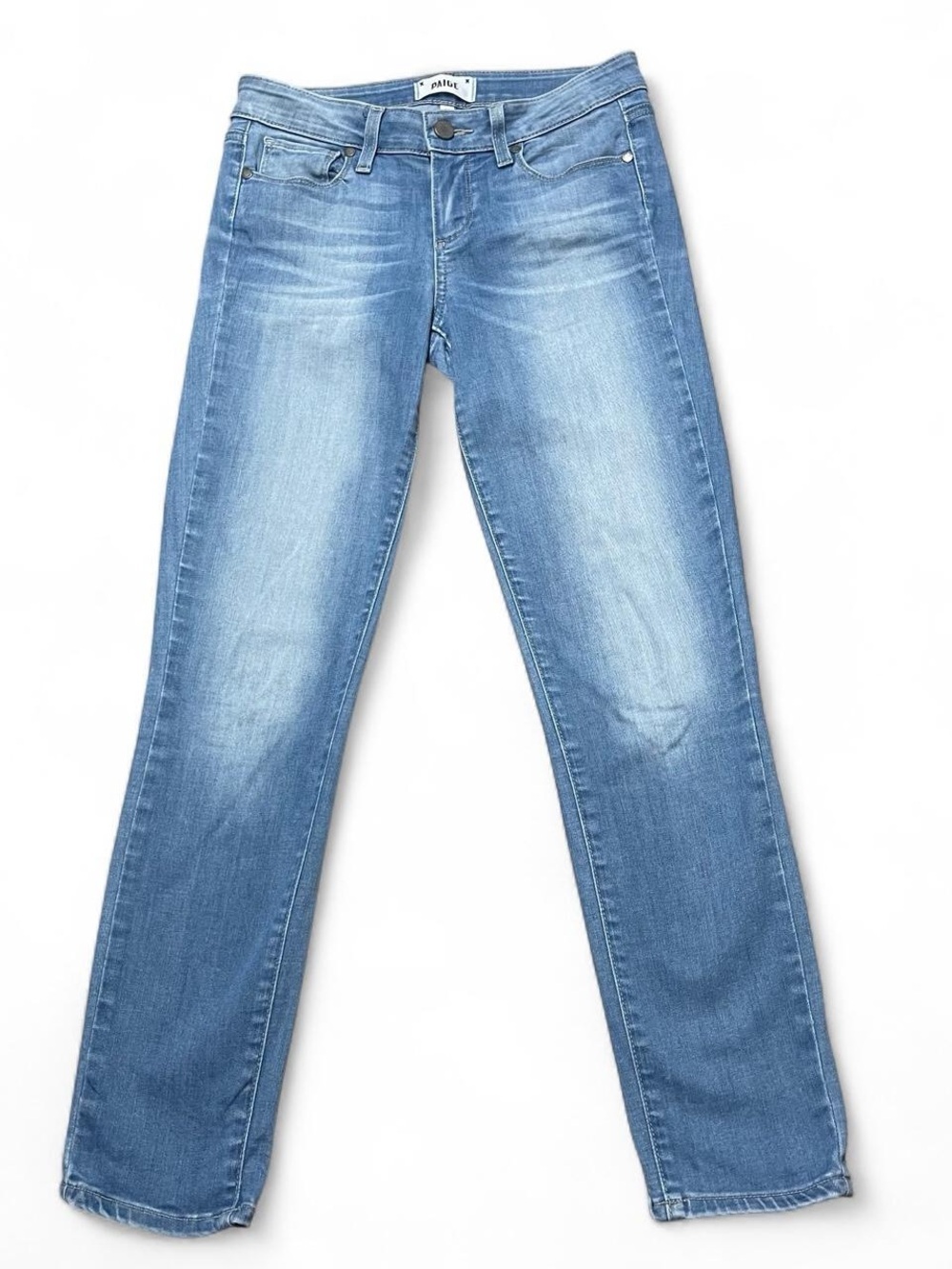 Paige Jeans Womens 26x28 Kylie Crop Faded Stretch Denim Made In USA Boho
